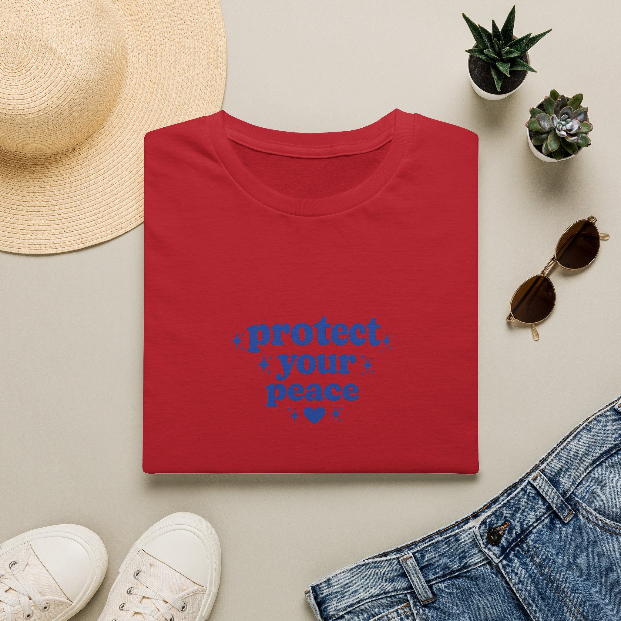 Protect Your Peace T-Shirt — Positive Self-Care Graphic Tee
