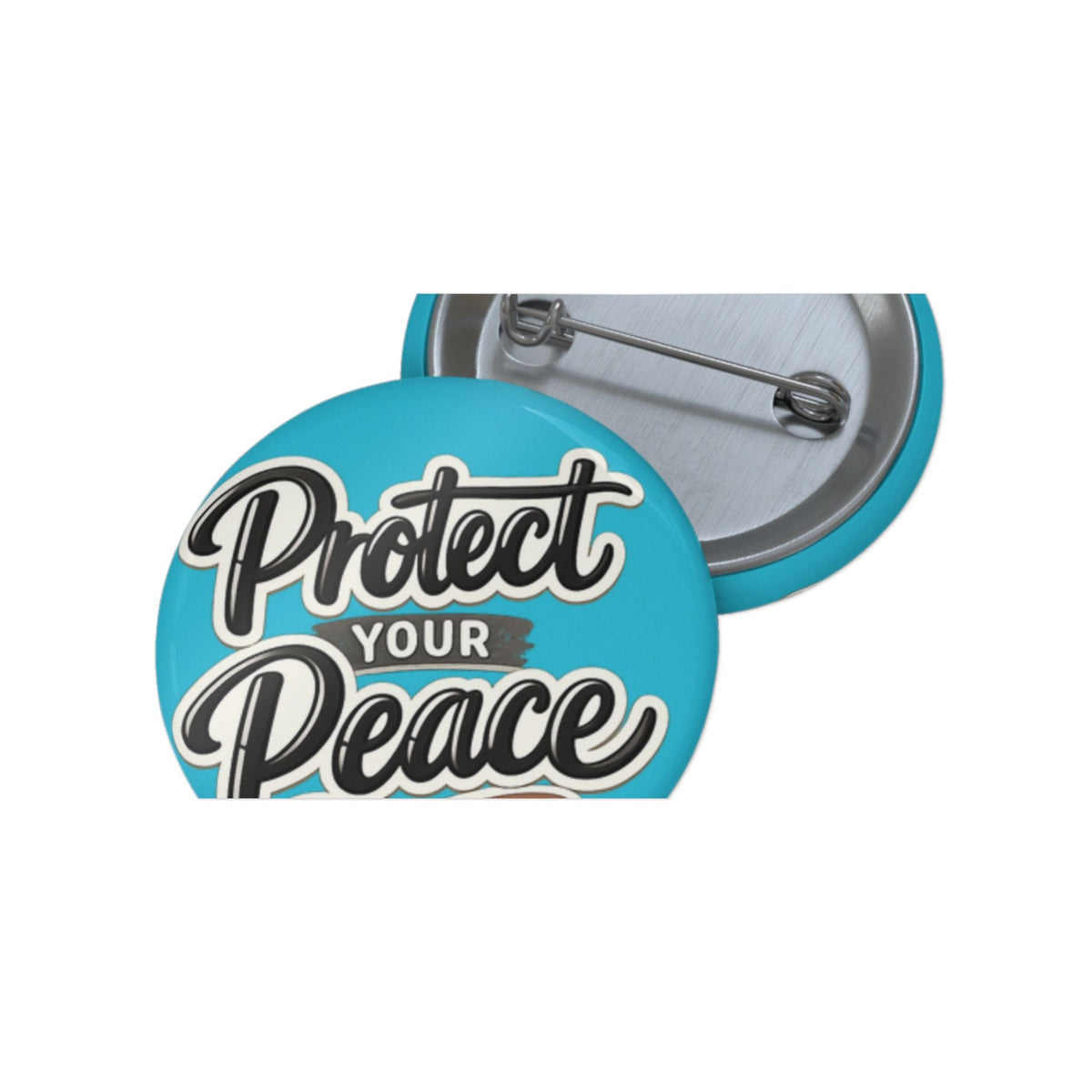 Protect Your Peace Sticker — Inspirational Vinyl Decal (Blue)