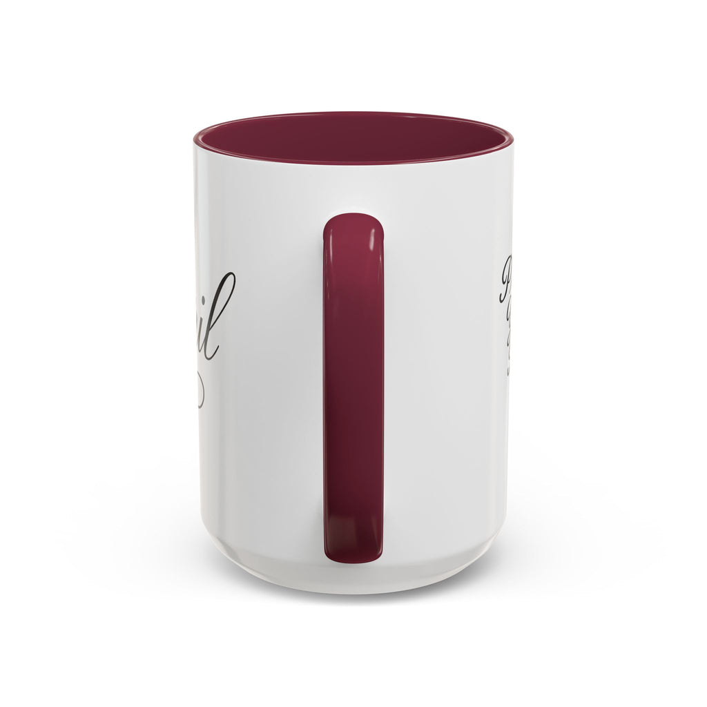 April Script Name Mug — Personalized Birthday Month Coffee Cup (11oz, 15oz)
