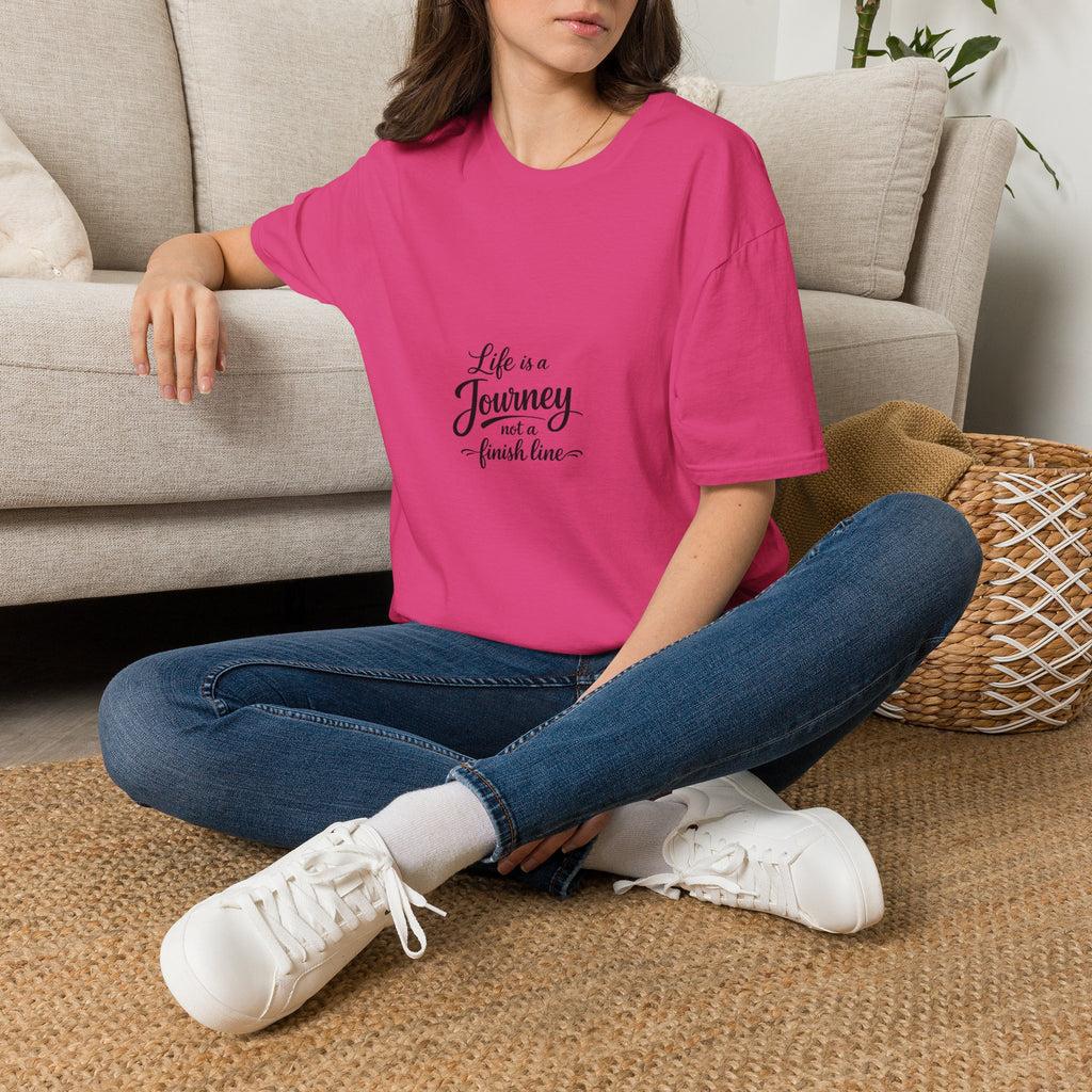 Life Is a Journey T-Shirt2 – Minimal Inspirational Quote Tee