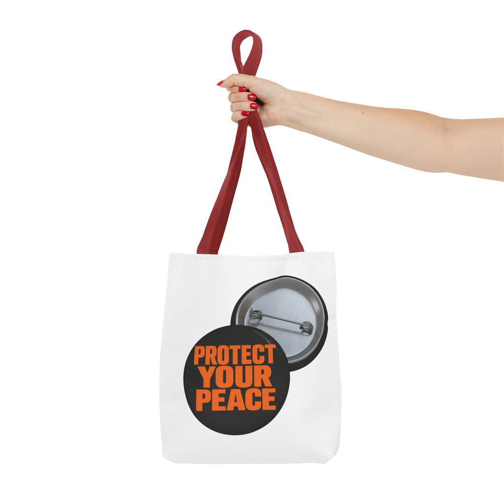 Protect Your Peace graphic design Mental Health Awareness Tote Bag