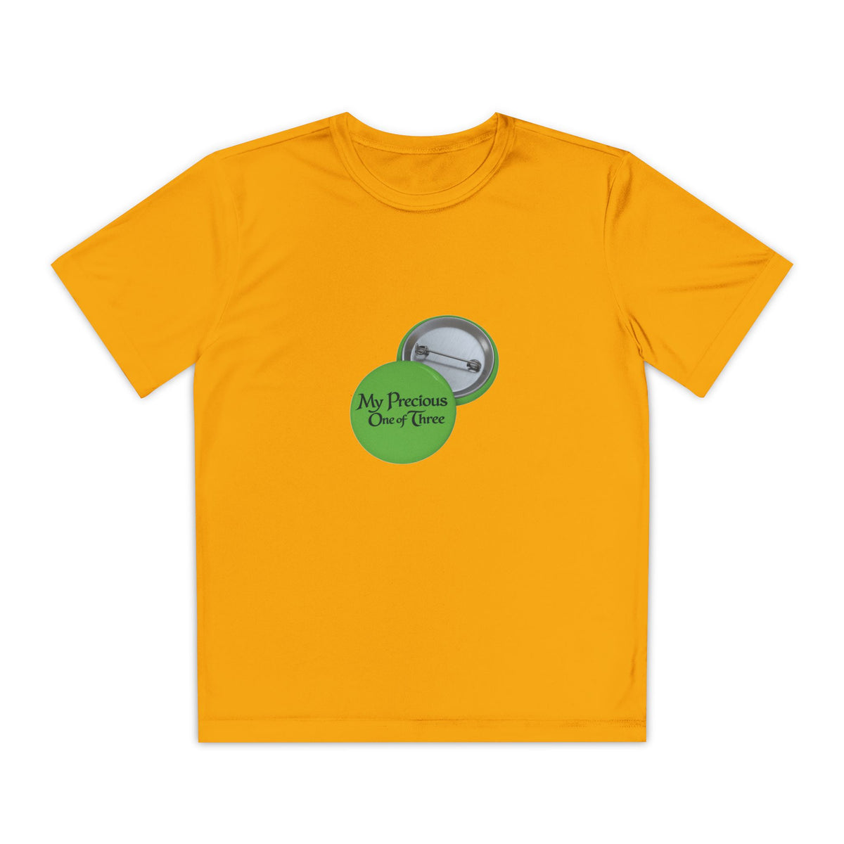 Youth Competitor Tee 'my precious one of three'