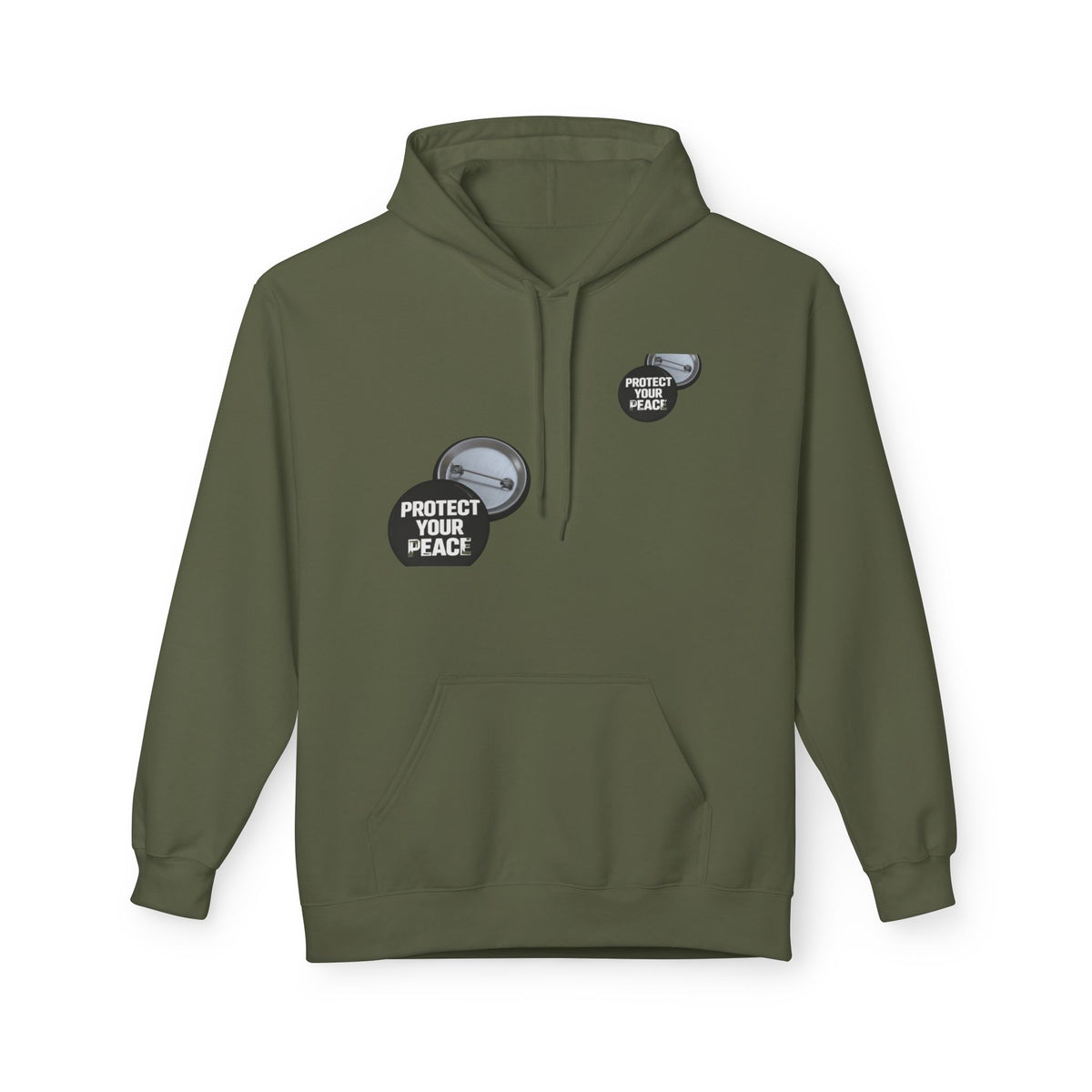 Protect Your Peace Hoodie — Minimal Bubble Logo Relaxed Pullover