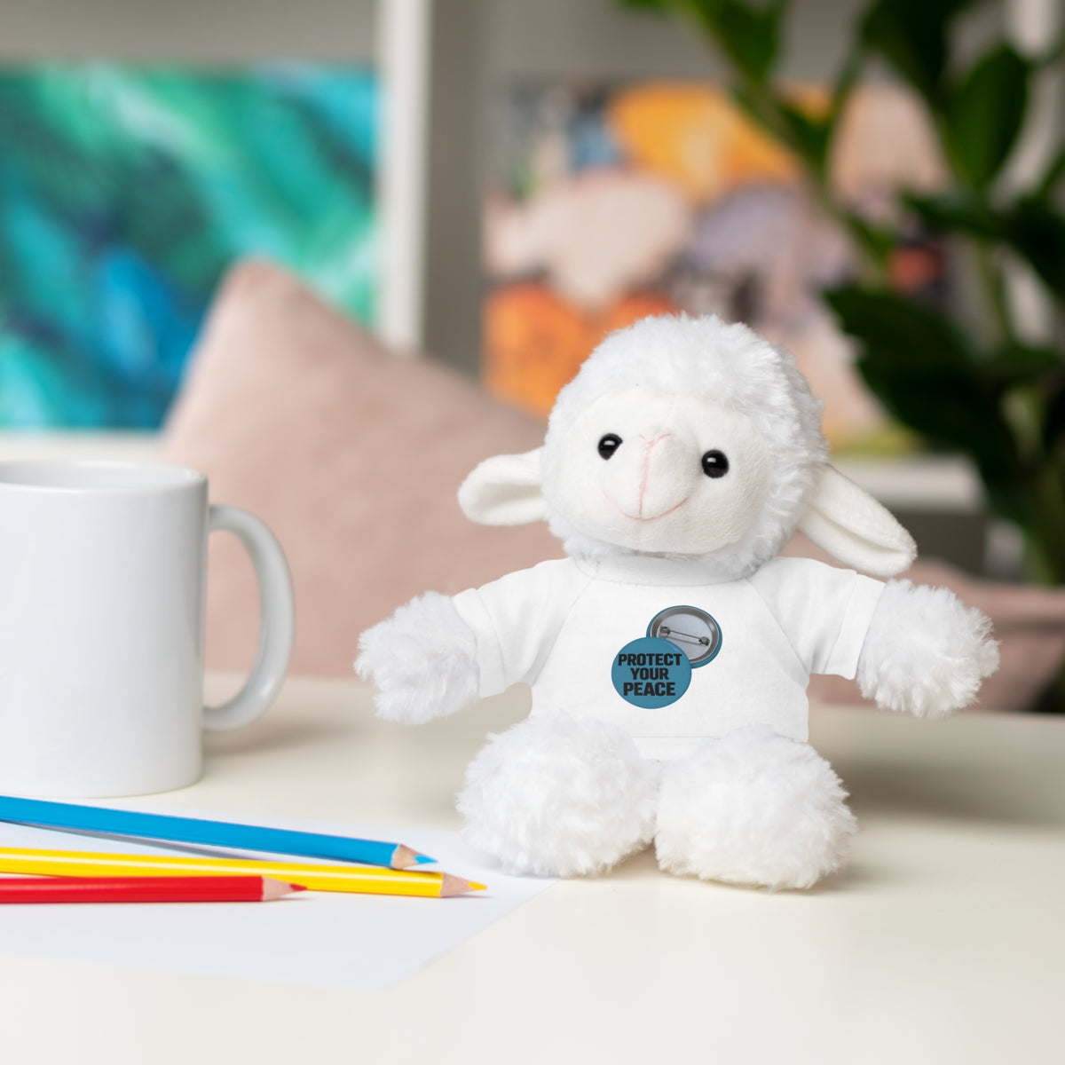 Teddy Bear — 'Protect Your Peace' Tee Plush Gift