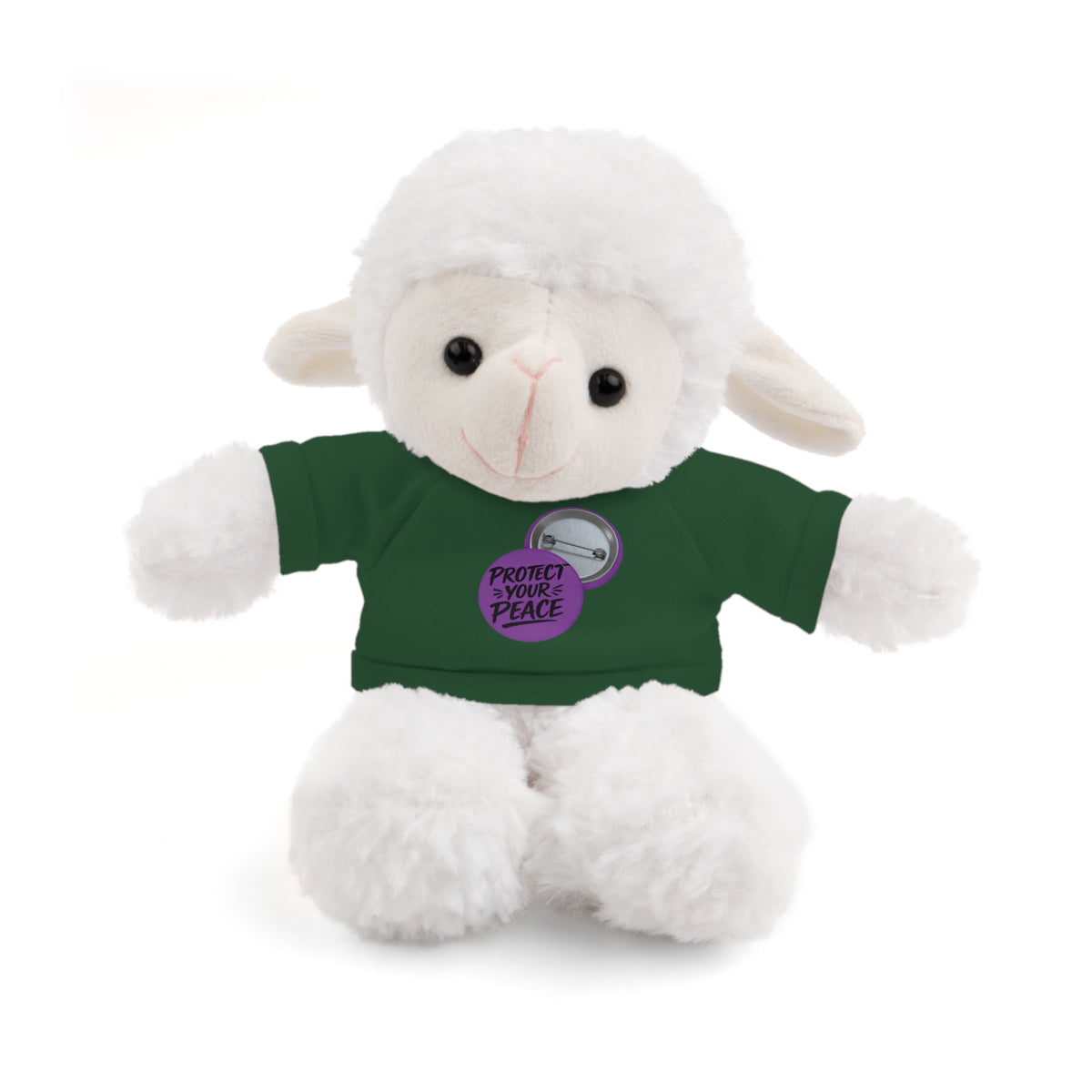 Plush Bear with 'Protect Peace' Tee