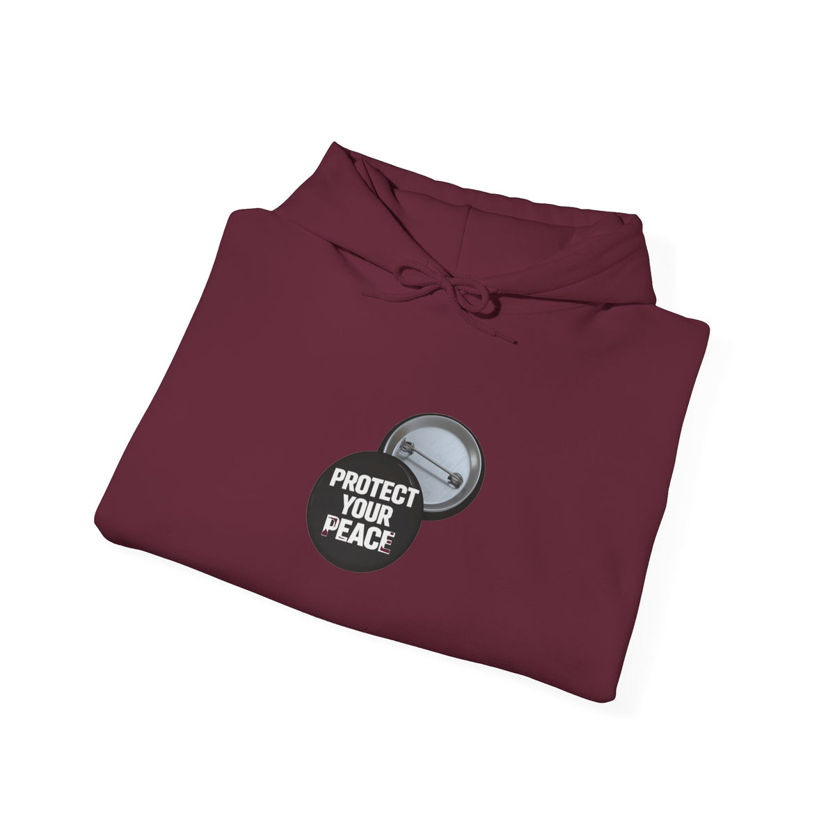 Hoodie  protect your peace  graphic design sleave and chest