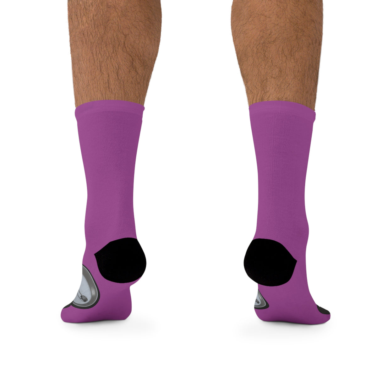 Protect Your Peace Purple Statement Socks
