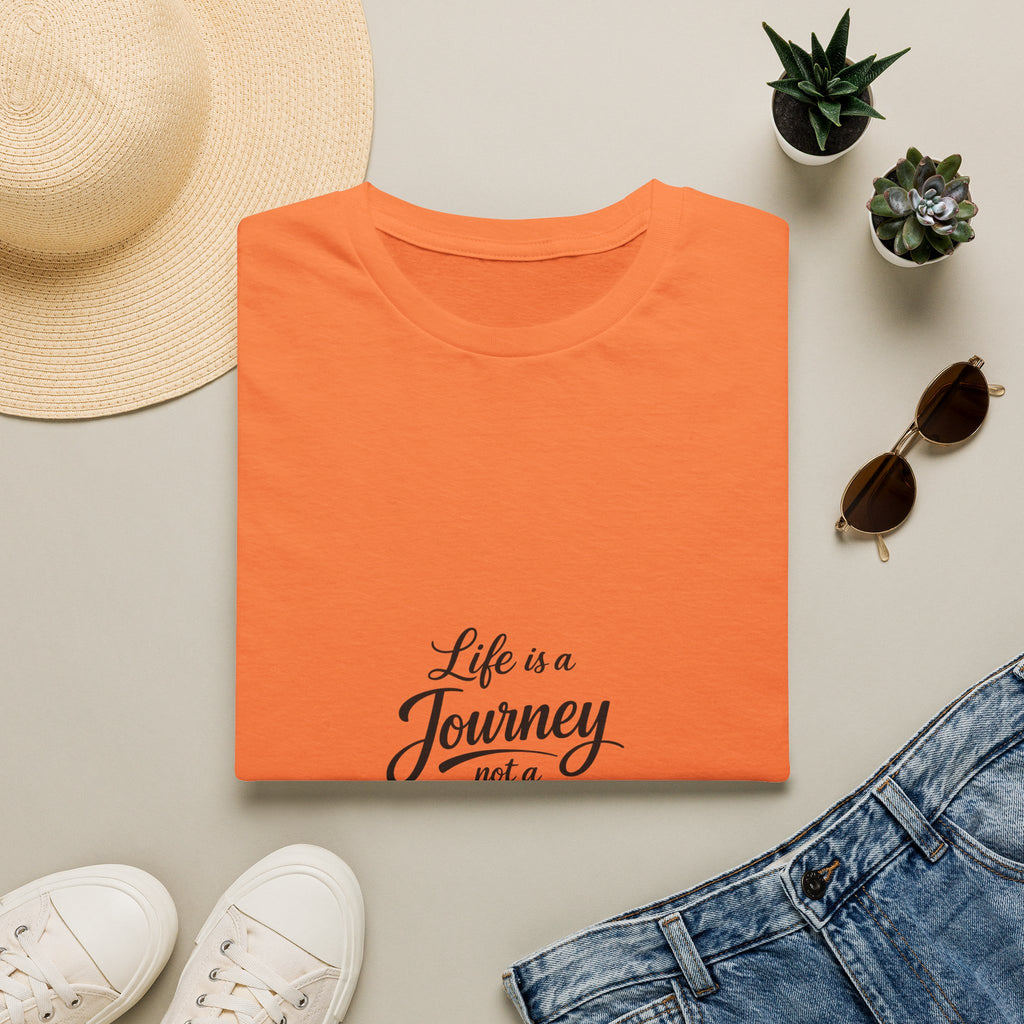 Life Is a Journey T-Shirt2 – Minimal Inspirational Quote Tee