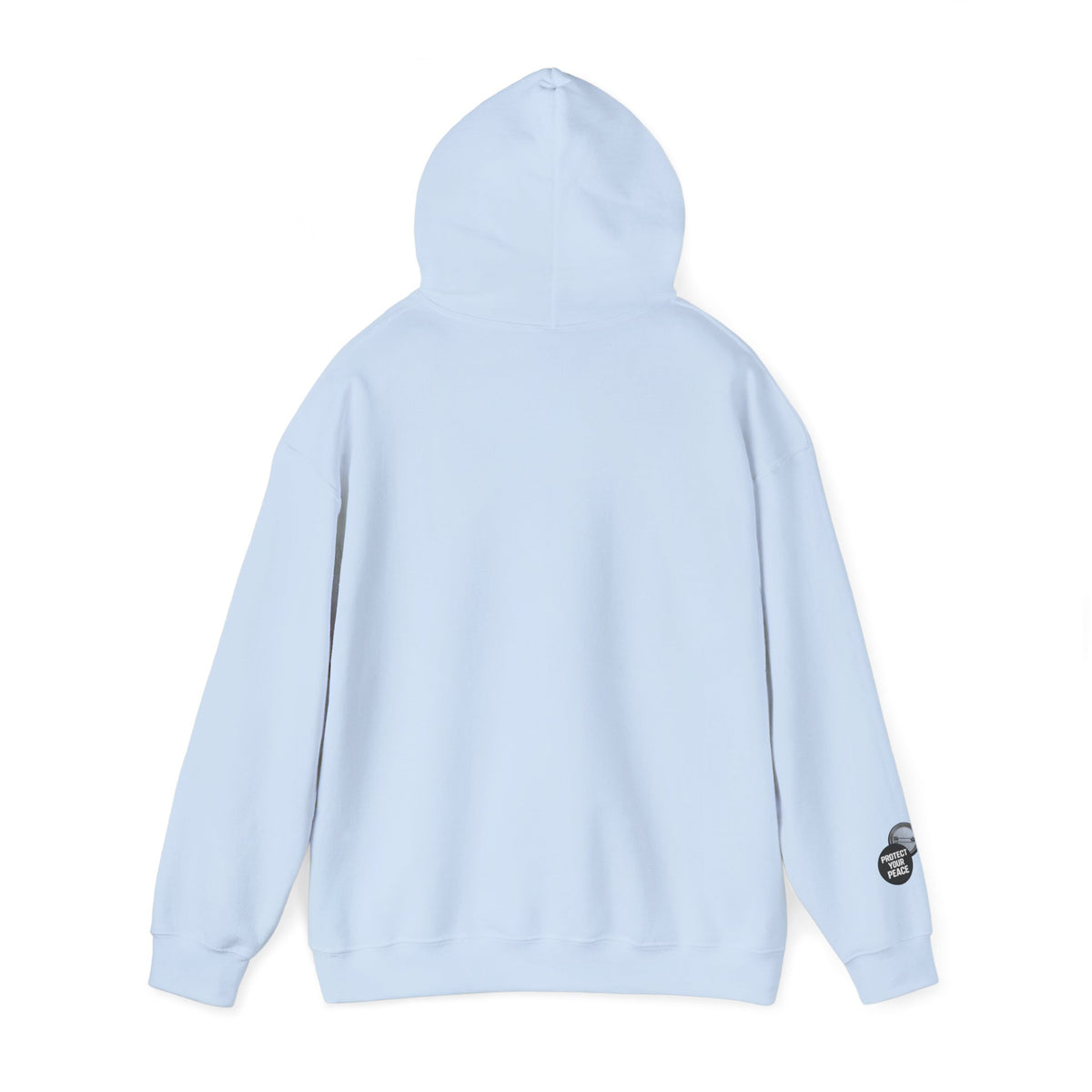 Hoodie  protect your peace  graphic design sleave and chest