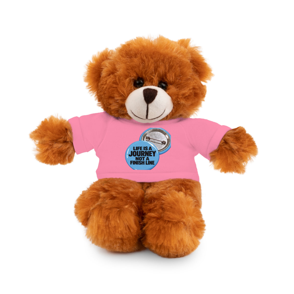 Plush Teddy Bear with Custom Tee — Cute Gift for Kids & Romantic Occasions