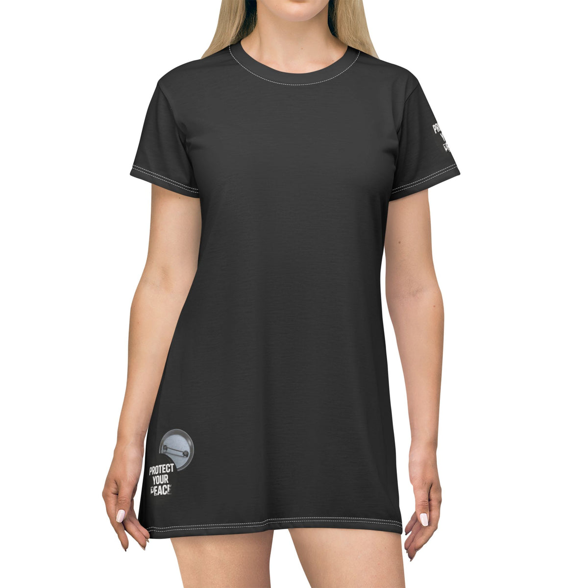 Protect Your Peace Graphic T-Shirt Dress graphic I have a sound mind.