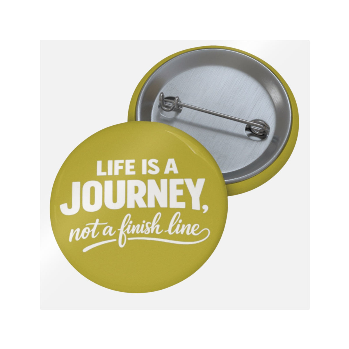 Inspirational 'Life Is A Journey, Not A Finish Line' Sticker