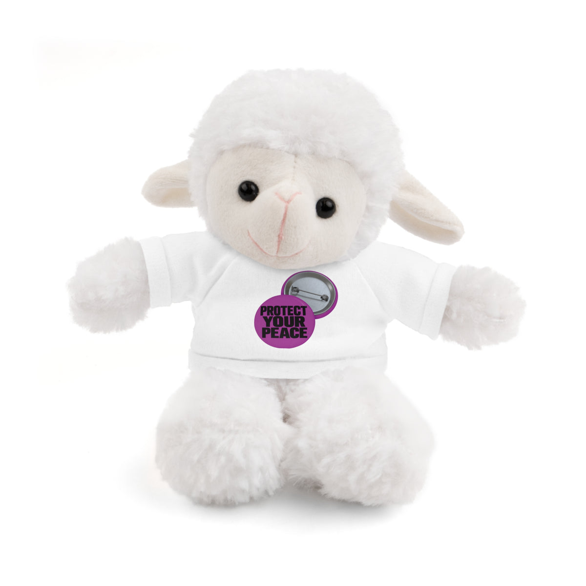 Protect Your Peace Teddy Bear with 'Protect Your Peace' Tee