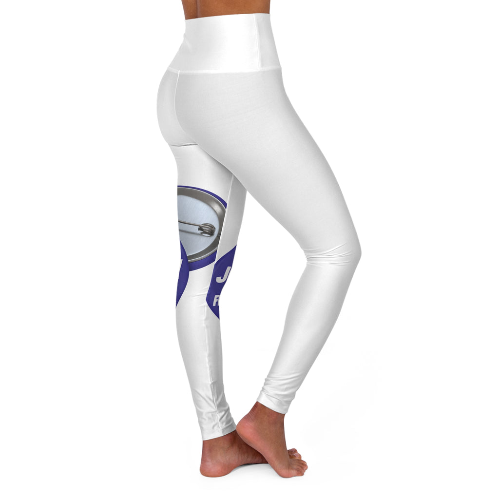 High-Waisted Yoga Leggings — "Life’s a Journey, Not a Finish Line" Motivational Fitness Leggings