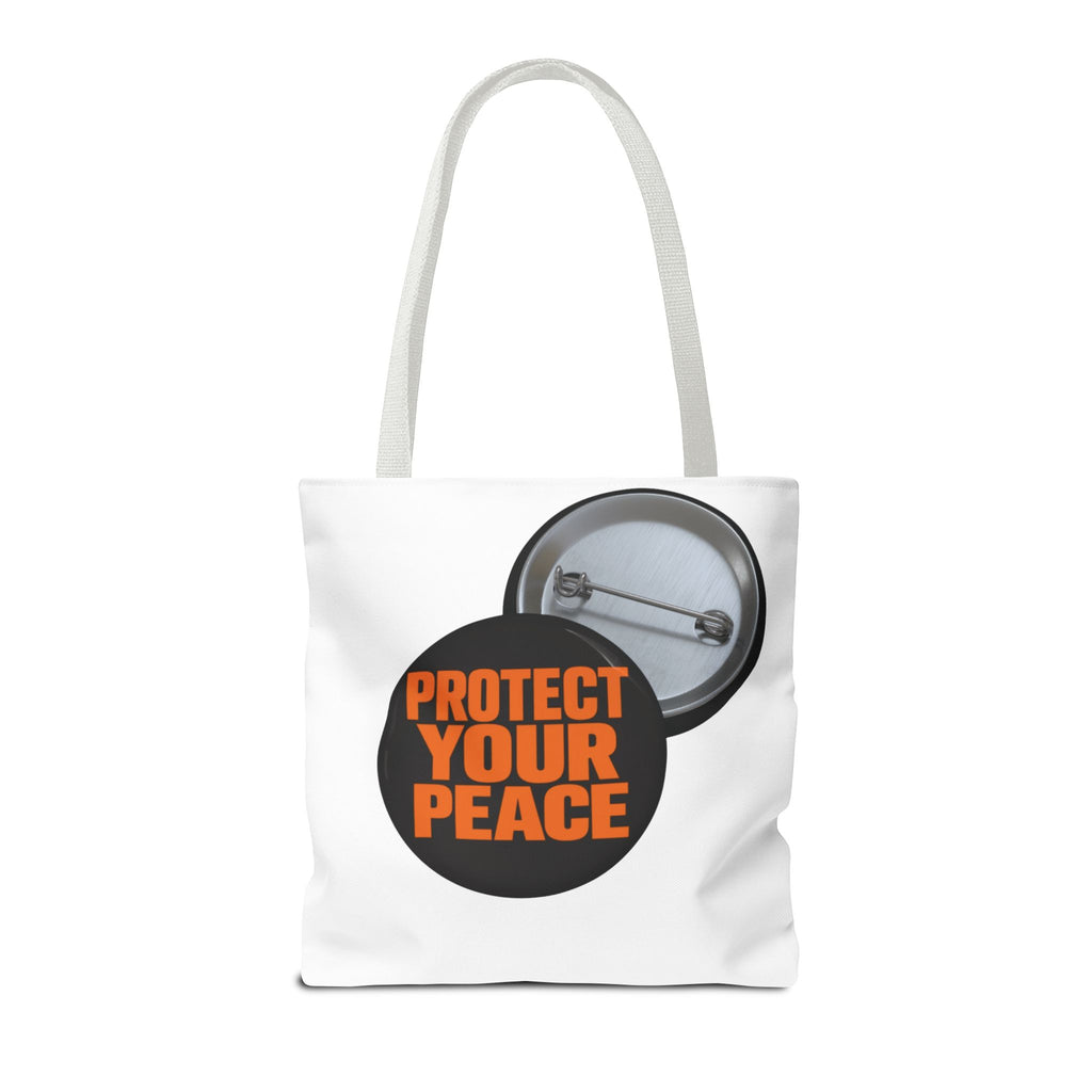 Protect Your Peace graphic design Mental Health Awareness Tote Bag