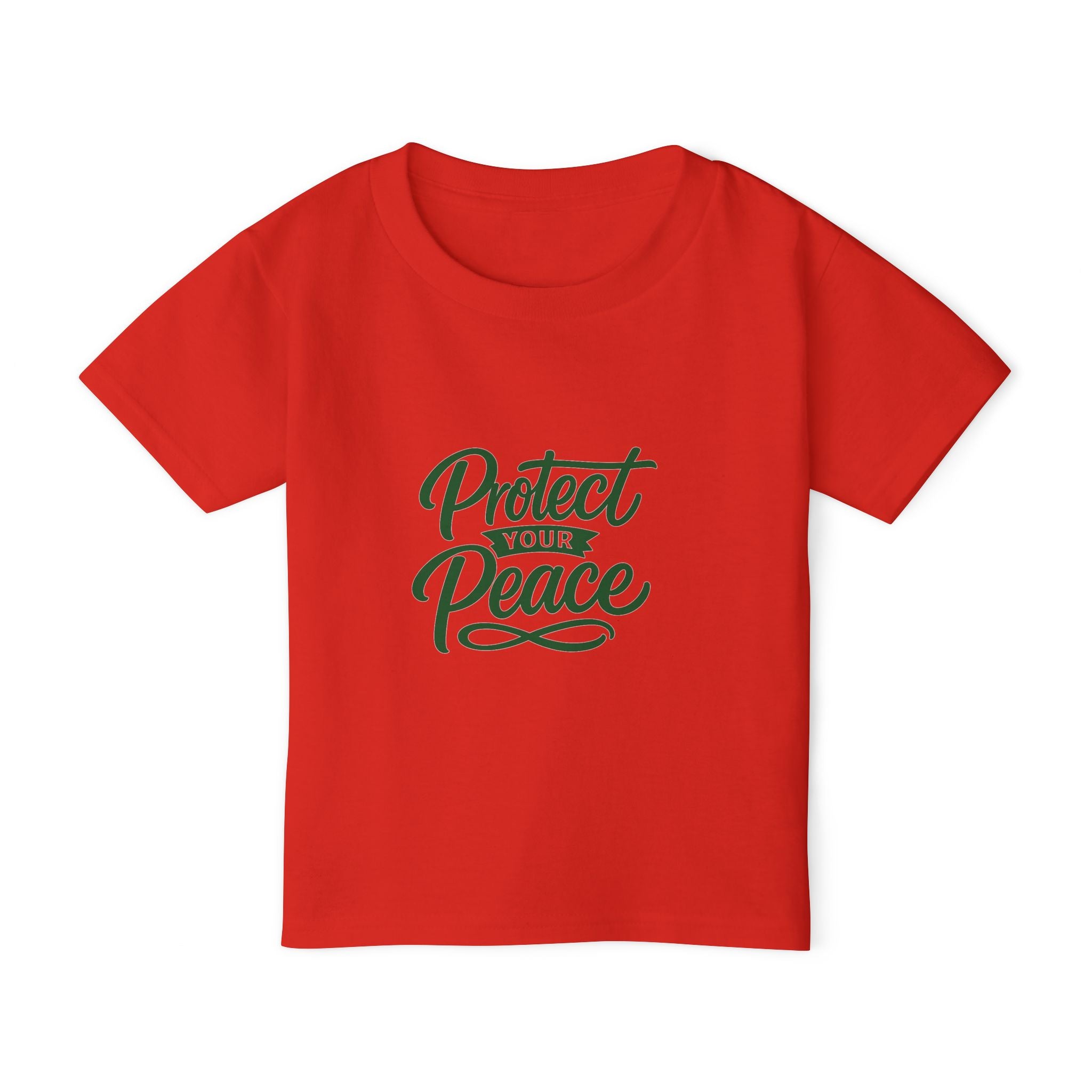 Toddler T-Shirt — "Protect Your Peace" Inspirational Kids Tee