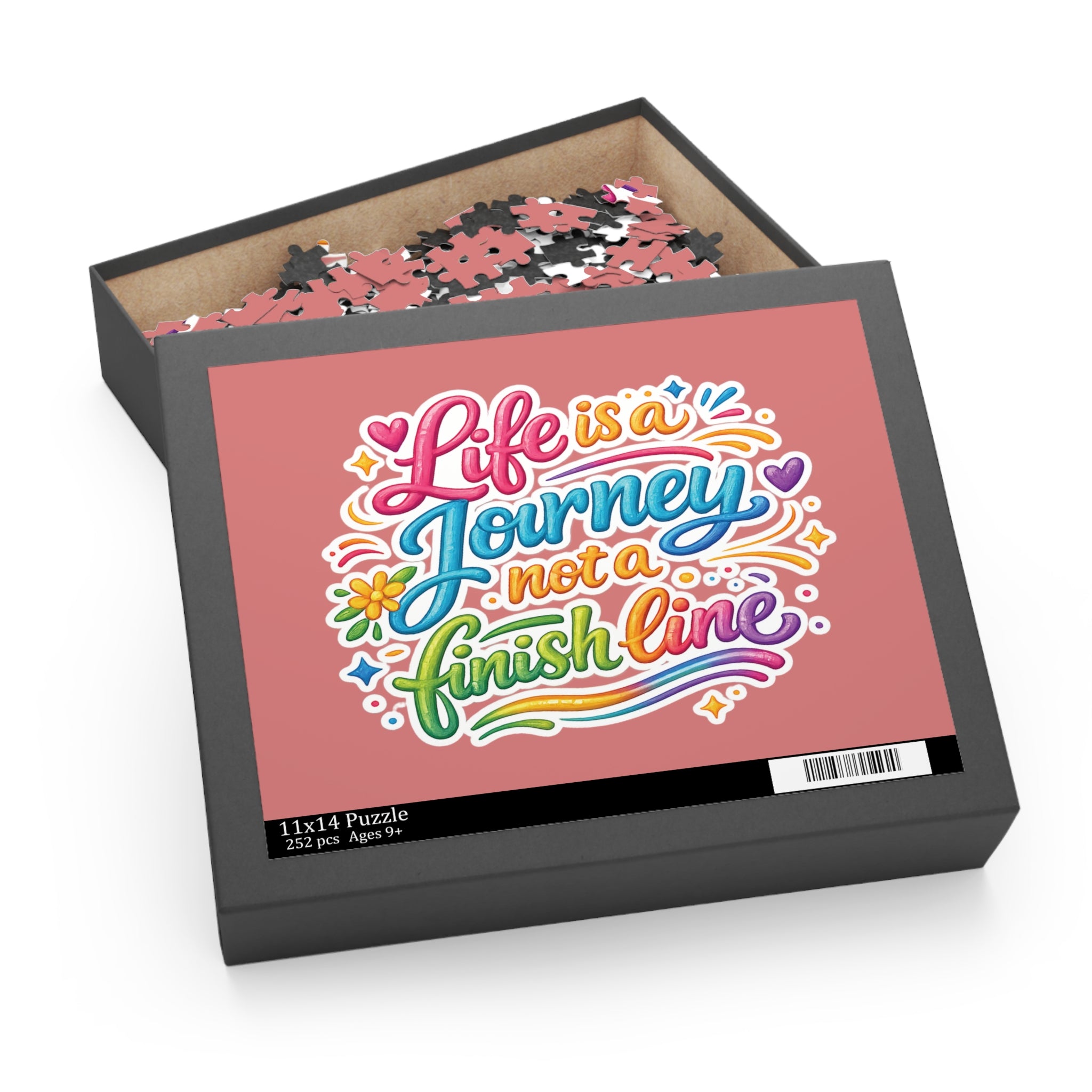 Inspirational Puzzle — "Life Is a Journey, Not a Finish Line" (120/252/500 pcs)
