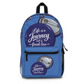 Inspirational "Life Is a Journey not a finish line.'  Backpack – Motivational  napsack.