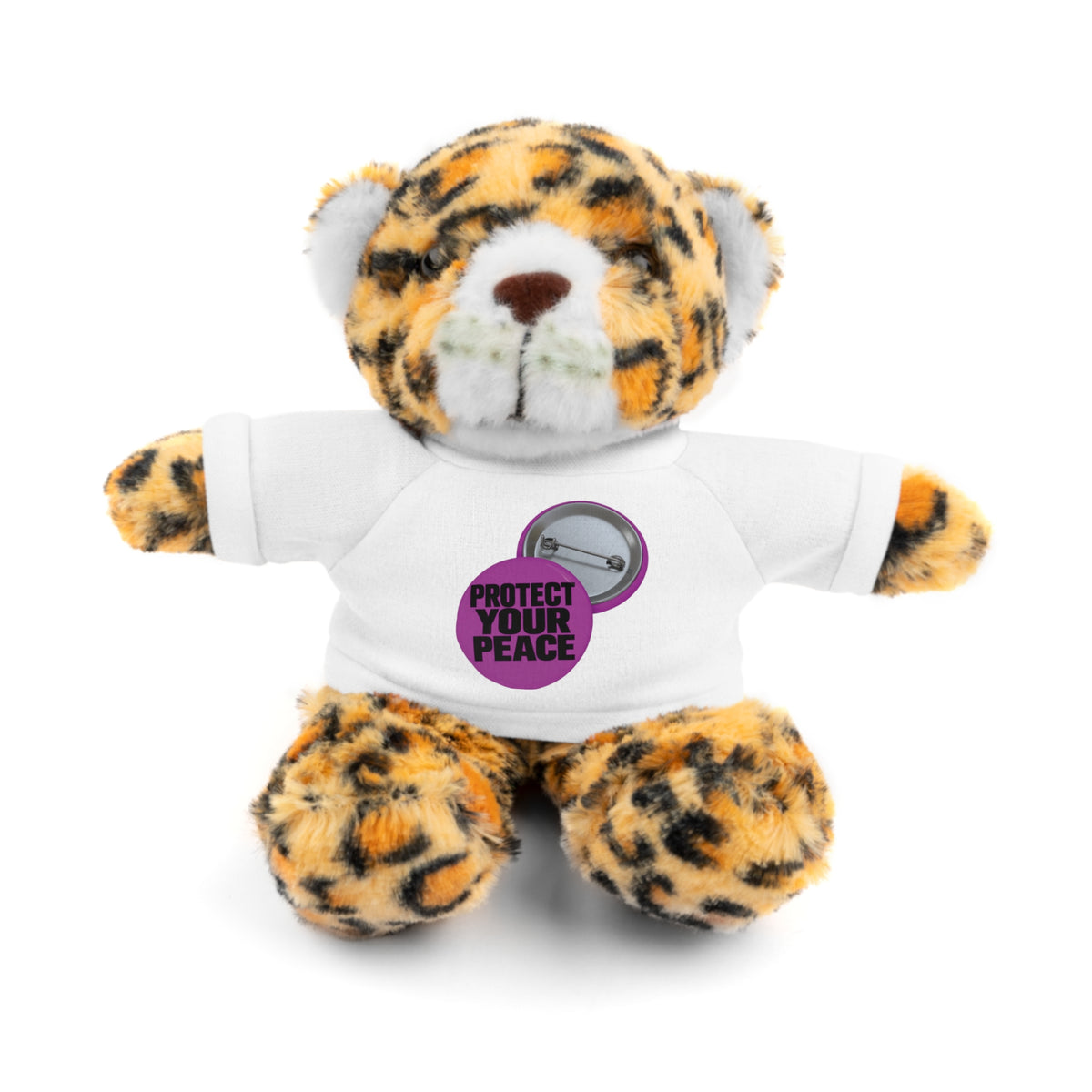 Protect Your Peace Teddy Bear with 'Protect Your Peace' Tee