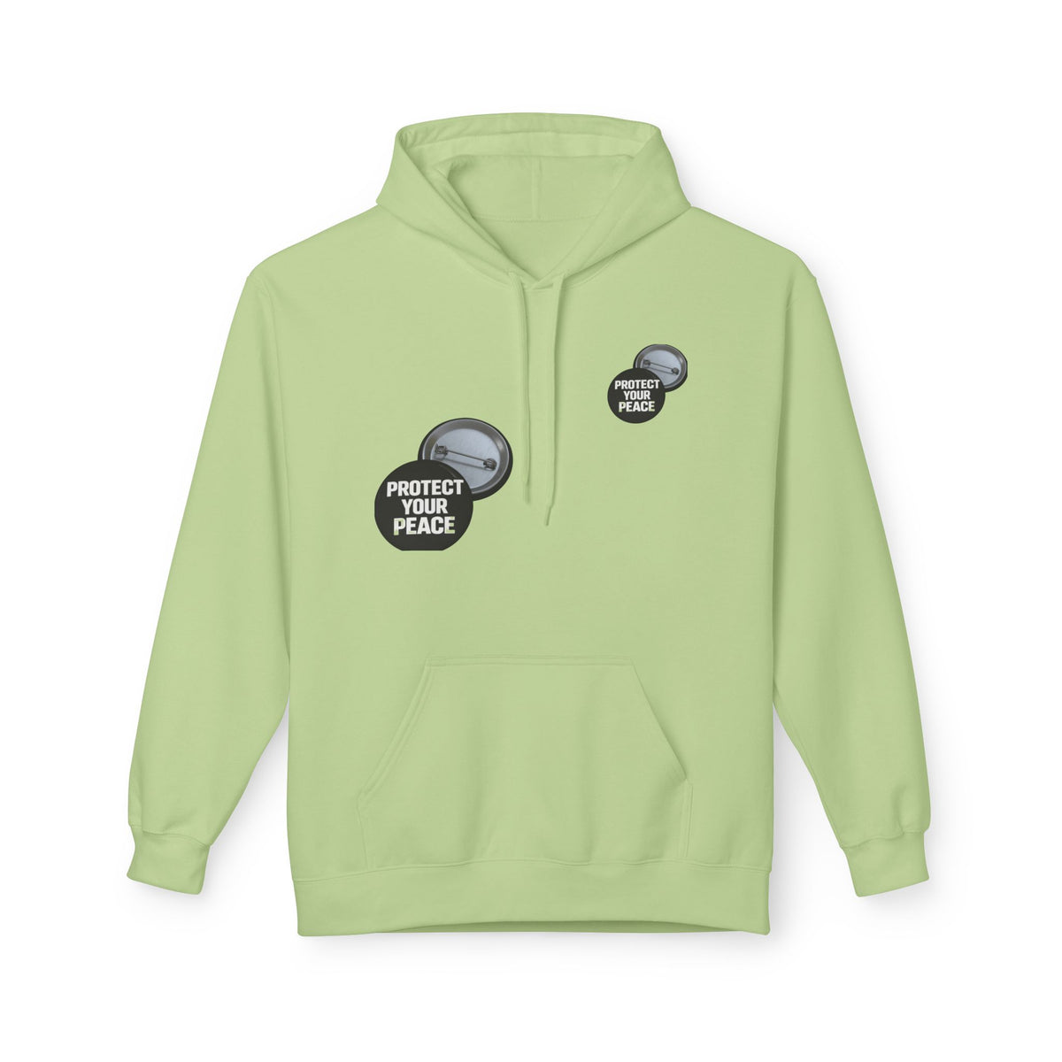 Protect Your Peace Hoodie — Minimal Badge Graphic Pullover