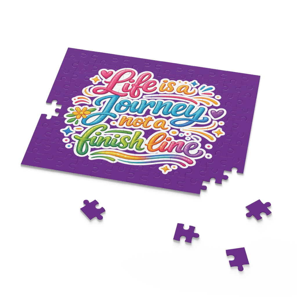 Inspirational 'Life Is a Journey, Not a Finish Line' Puzzle