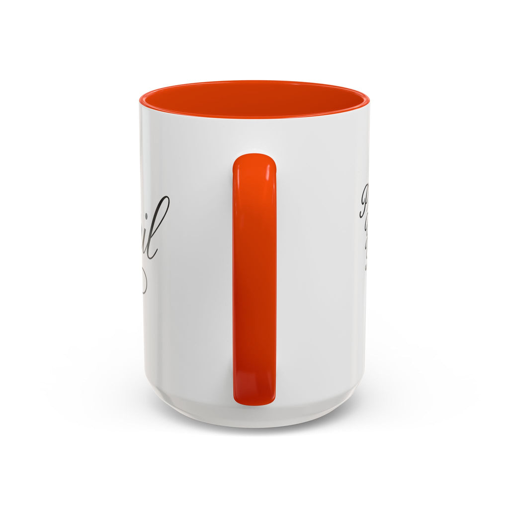 April Script Name Mug — Personalized Birthday Month Coffee Cup (11oz, 15oz)