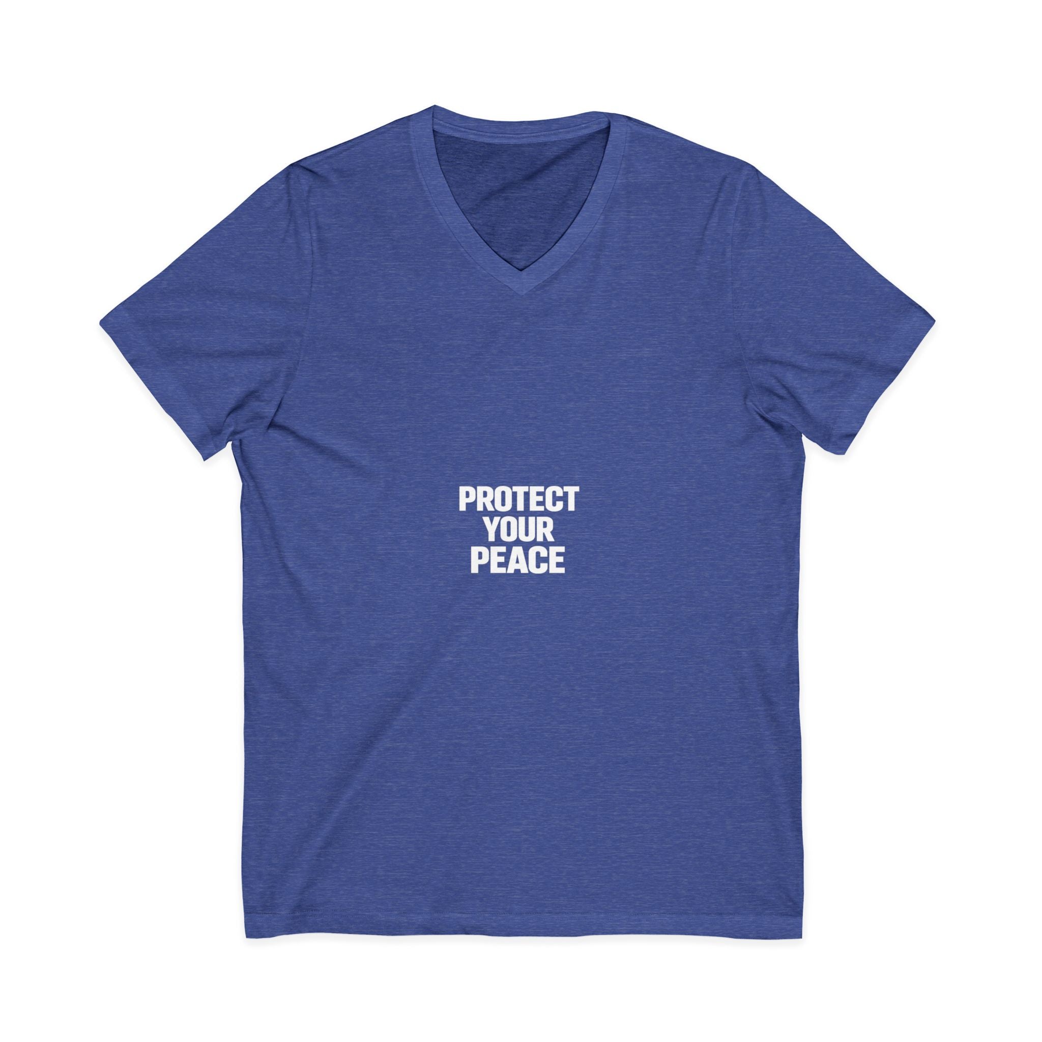 Unisex Jersey Short Sleeve V-Neck Tee