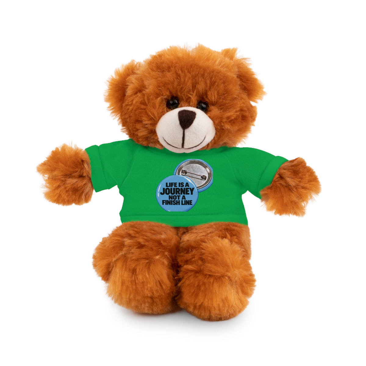 Plush Teddy Bear with Custom Tee — Cute Gift for Kids & Romantic Occasions