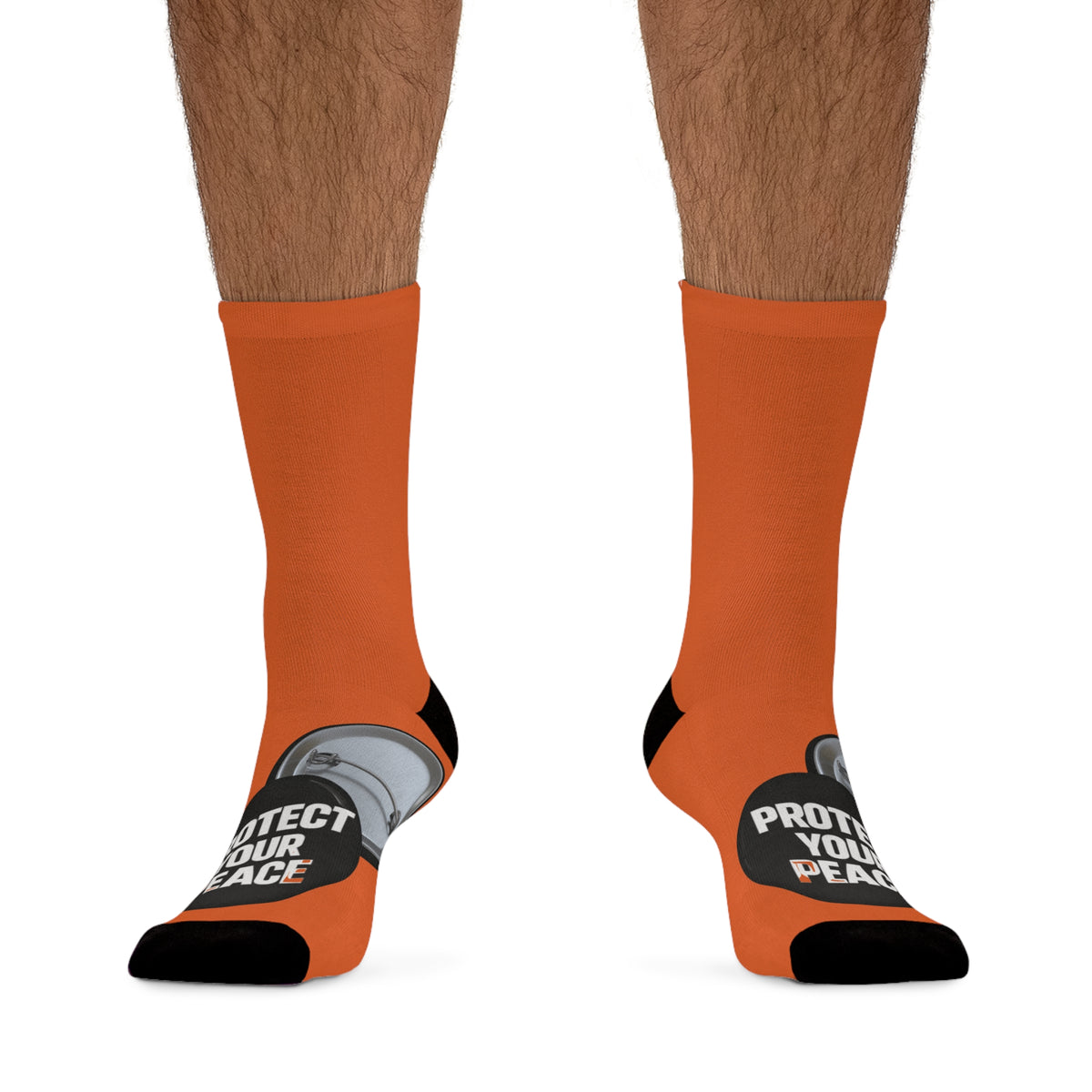 Protect Your Peace Orange graphic design.