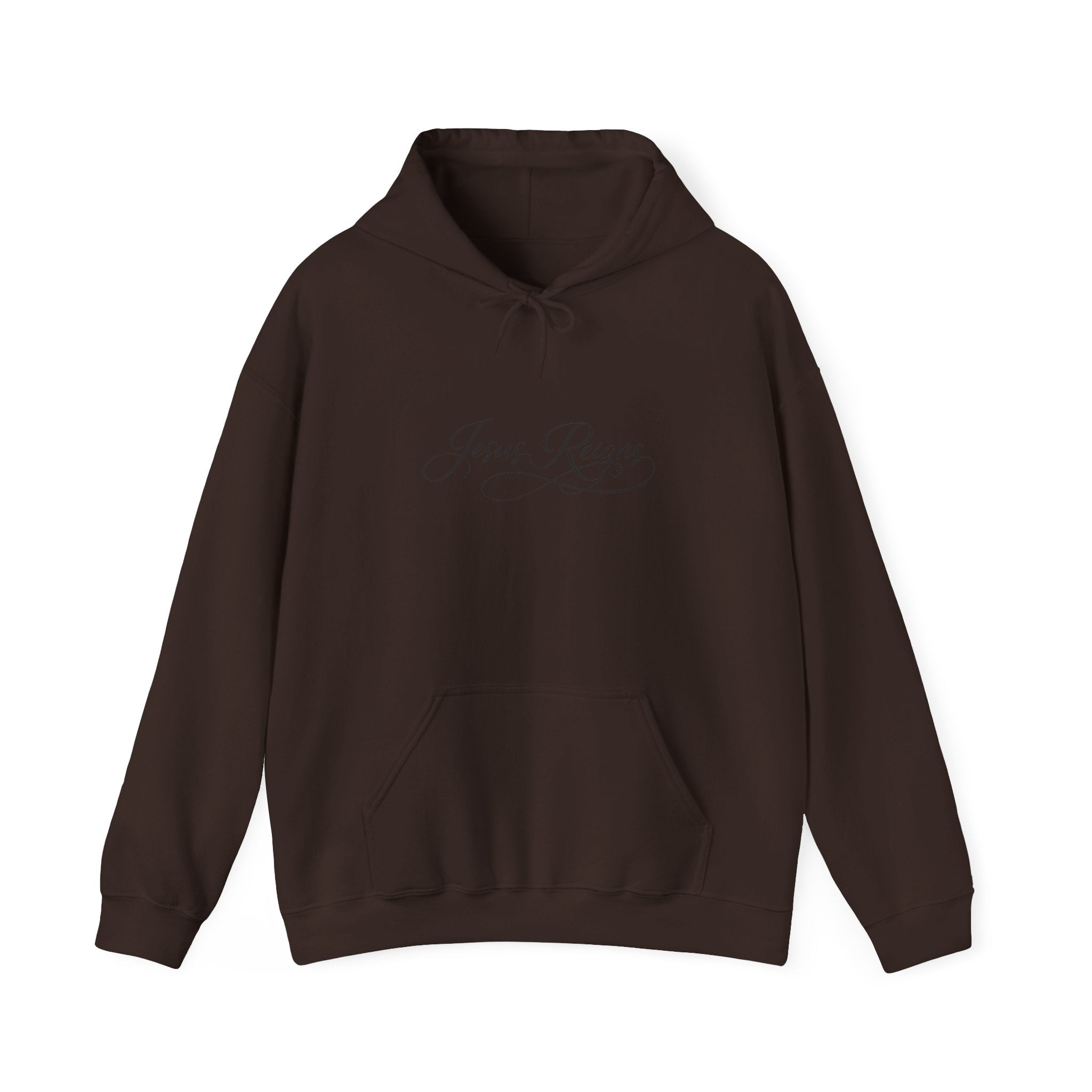 Protect Your Peace Hoodie2 — "Jesus Reigns" Faith Graphic Hooded Sweatshirt