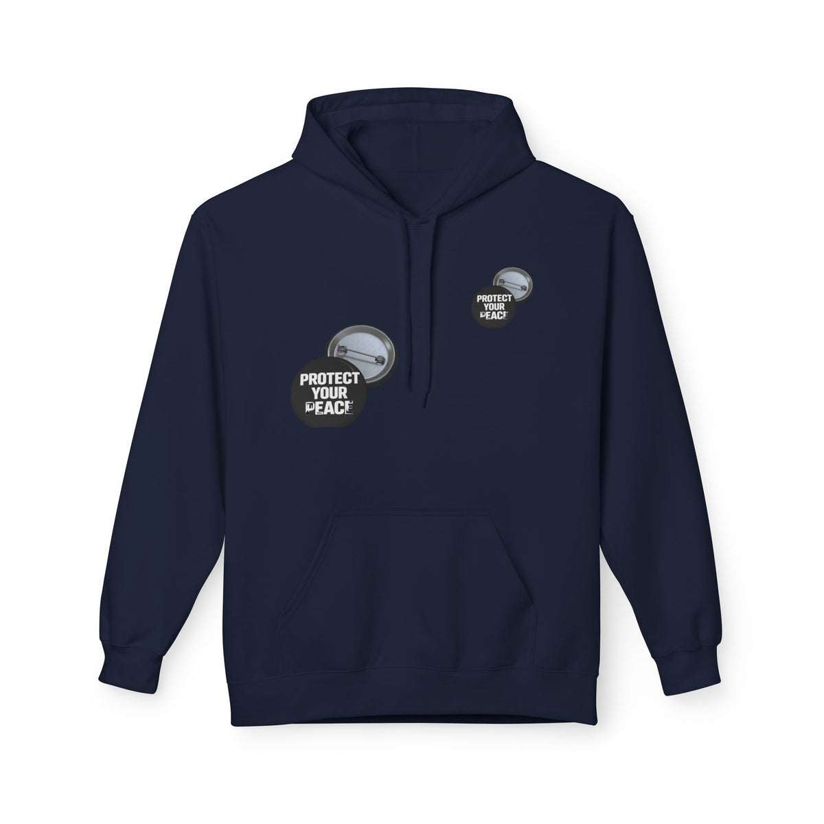 Protect Your Peace Hoodie — Minimal Badge Graphic Pullover