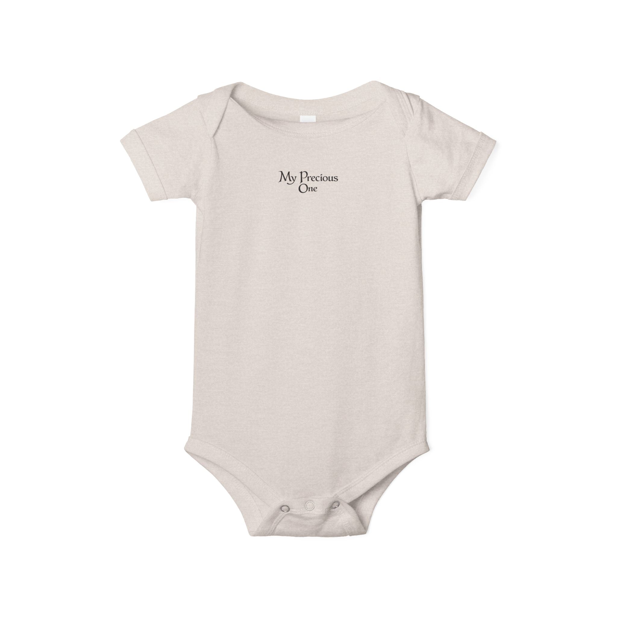 Minimal 'My Favorite' Infant Onesie – Soft White Baby Bodysuit