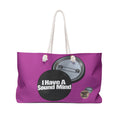 I Have a Sound Mind graphic design Inspirational Weekender Bag