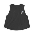 Women's Crop Top - 'Perfectly Flawed' Minimal Badge Graphic, Casual Summer Tank for Teens & Young Women