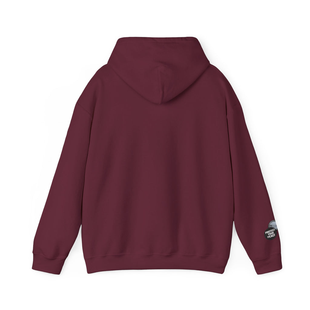 Hoodie  protect your peace  graphic design sleave and chest
