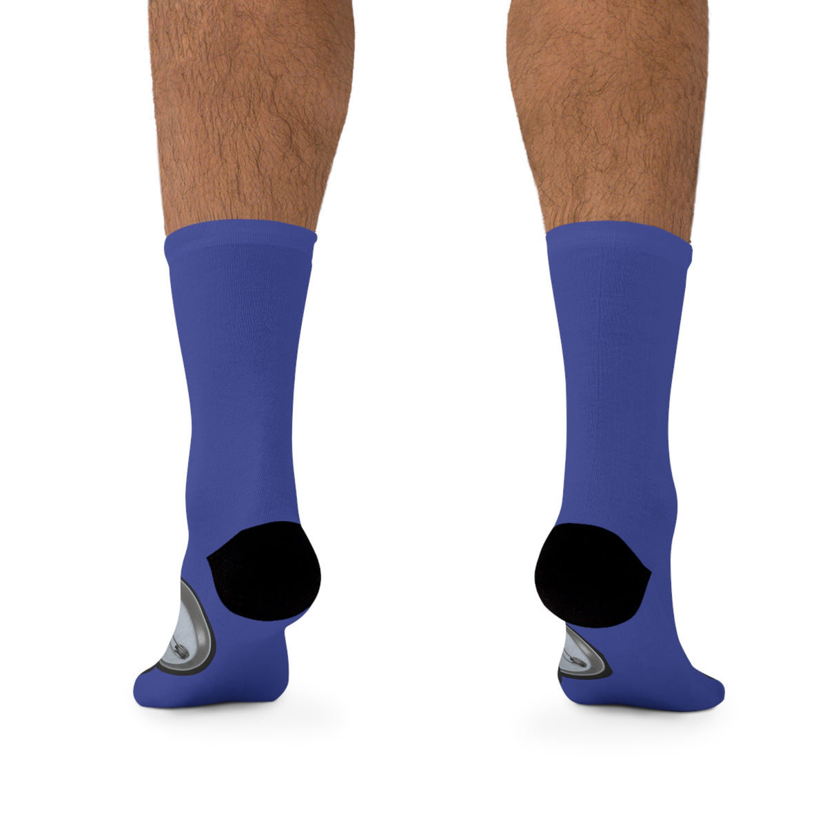 Protect Your Peace Blue Statement Socks