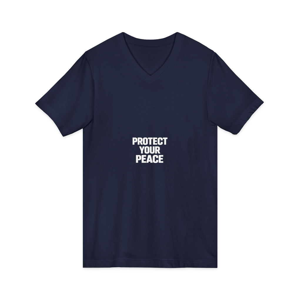 Unisex Jersey Short Sleeve V-Neck Tee