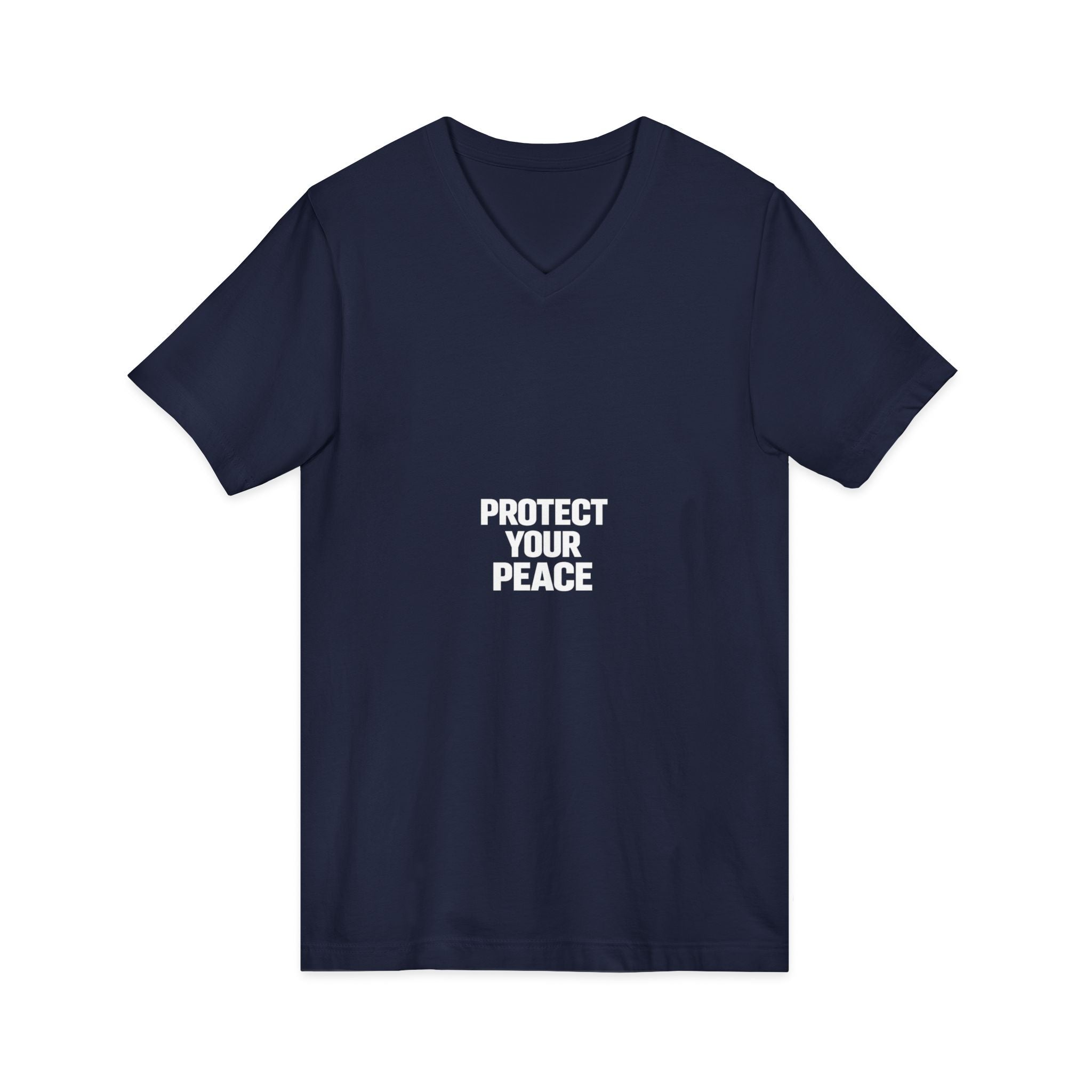 Unisex Jersey Short Sleeve V-Neck Tee