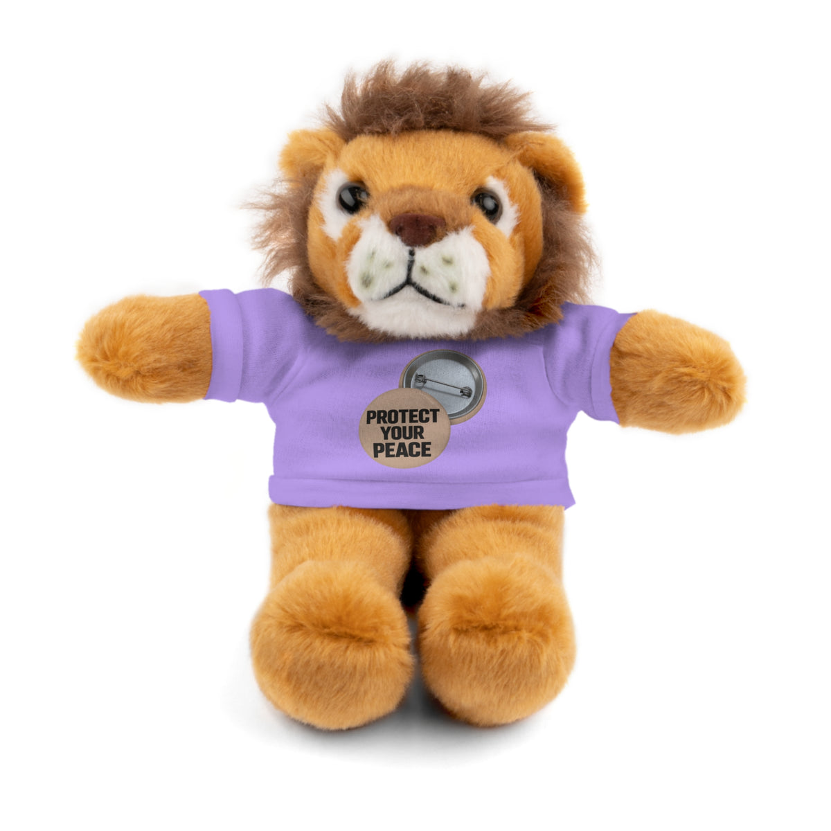 Protect Your Peace Teddy Bear — Plush Stuffed Animal with Tee