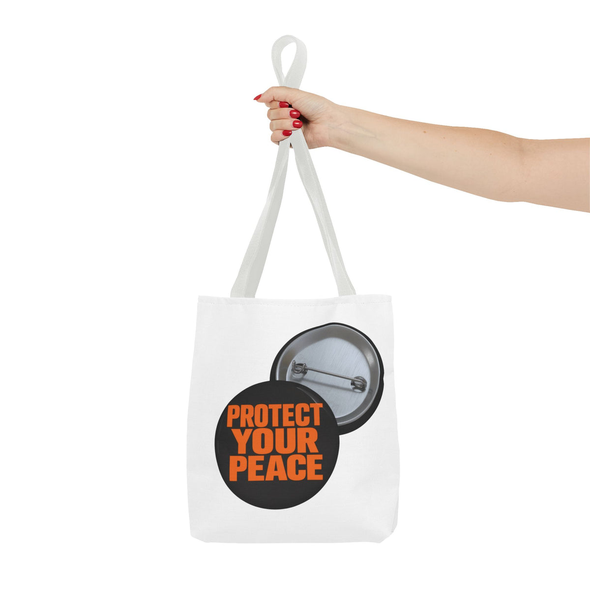 Protect Your Peace graphic design Mental Health Awareness Tote Bag