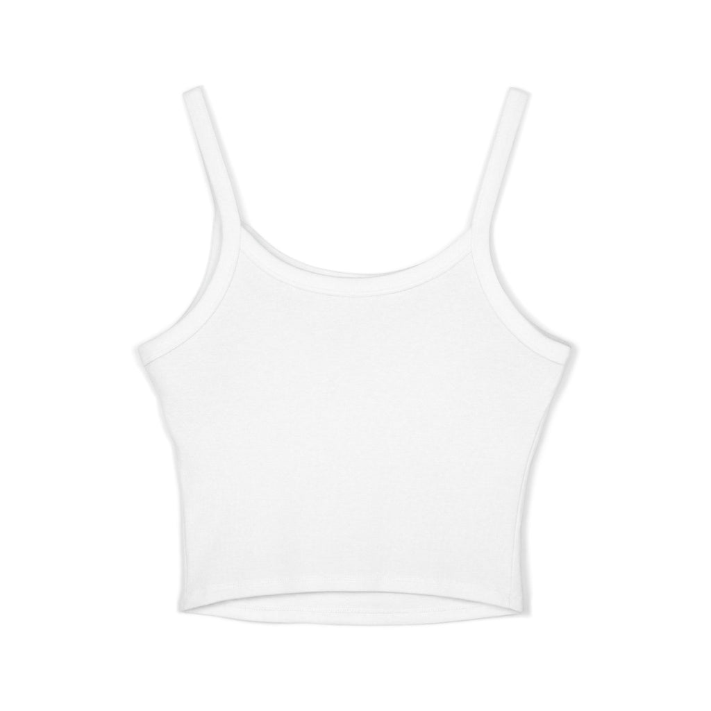 Crop Tank Top2 — "Protect Your Peace" Script Grid Graphic