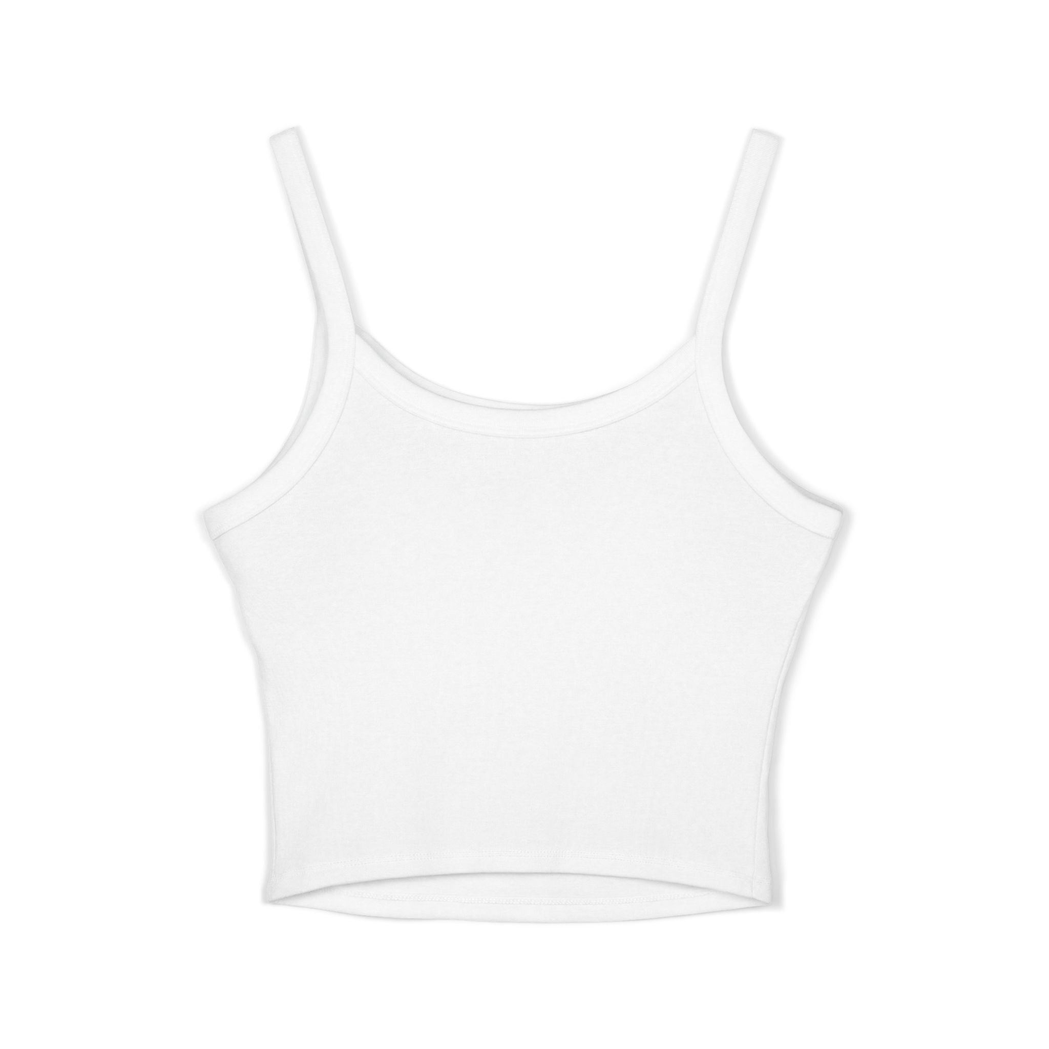 Crop Tank Top2 — "Protect Your Peace" Script Grid Graphic