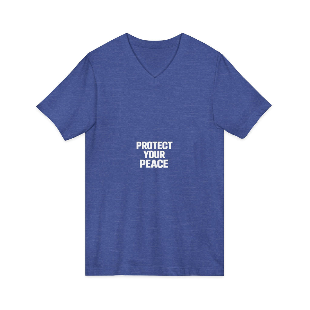 Unisex Jersey Short Sleeve V-Neck Tee