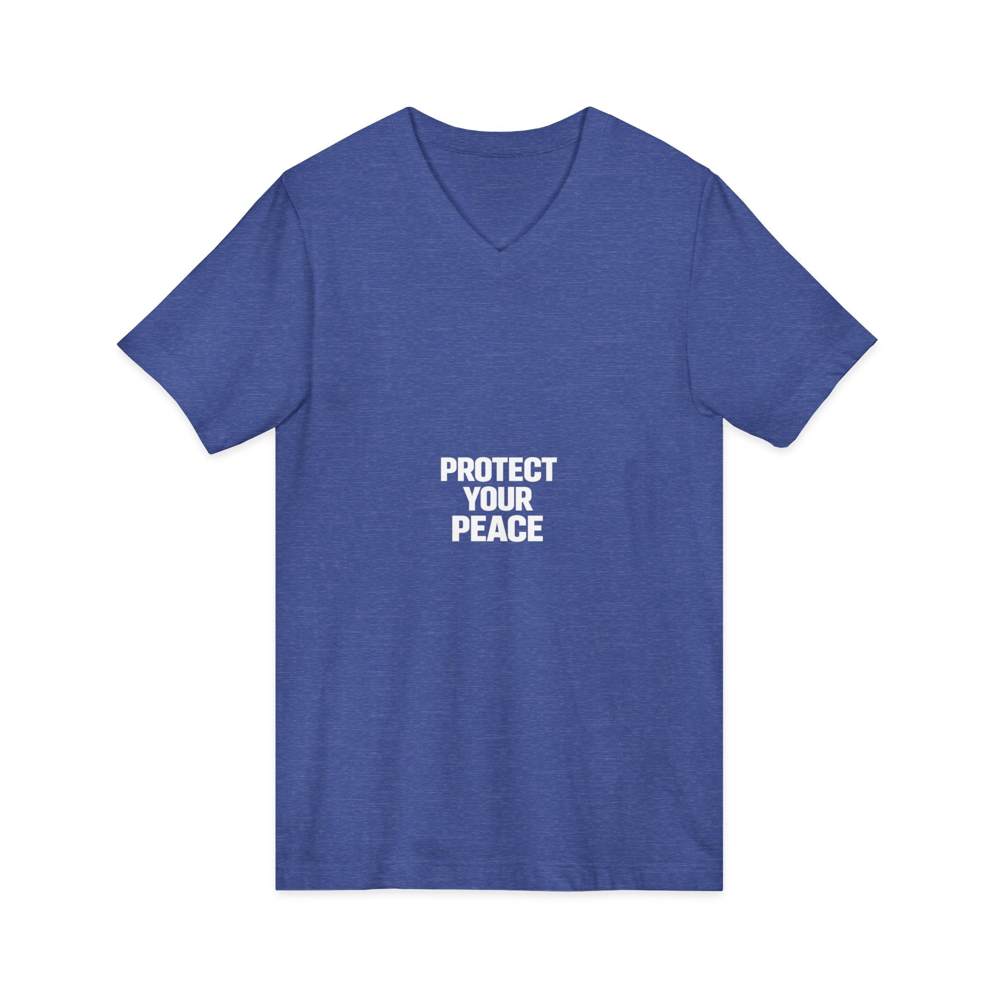 Unisex Jersey Short Sleeve V-Neck Tee