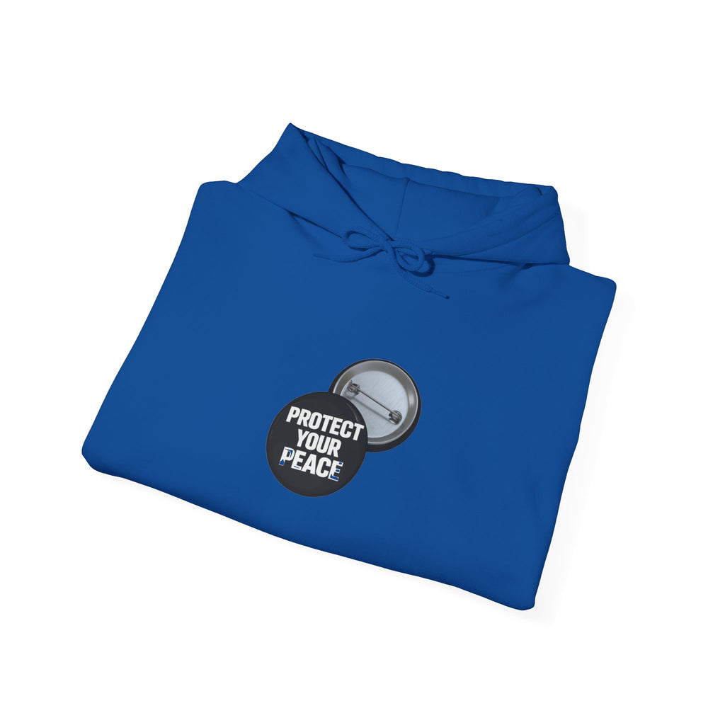 Hoodie  protect your peace  graphic design sleave and chest