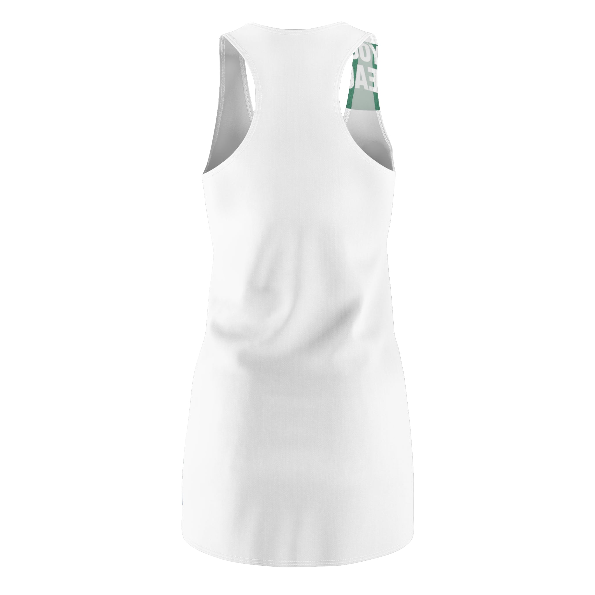 Racerback Dress — “Protect Your Peace” Graphic All-Over Print