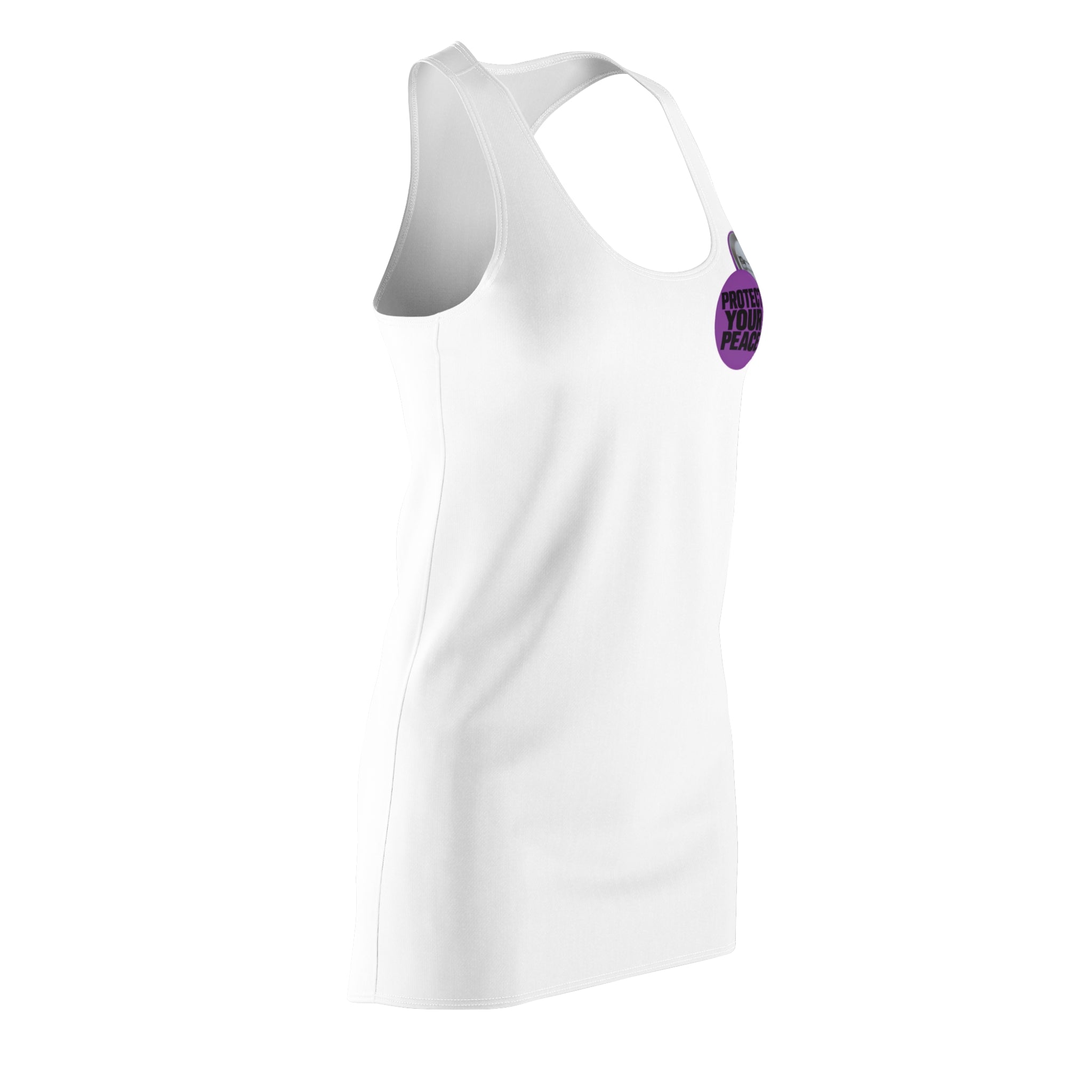 Racerback Dress — Protect Your Peace Chest Badge
