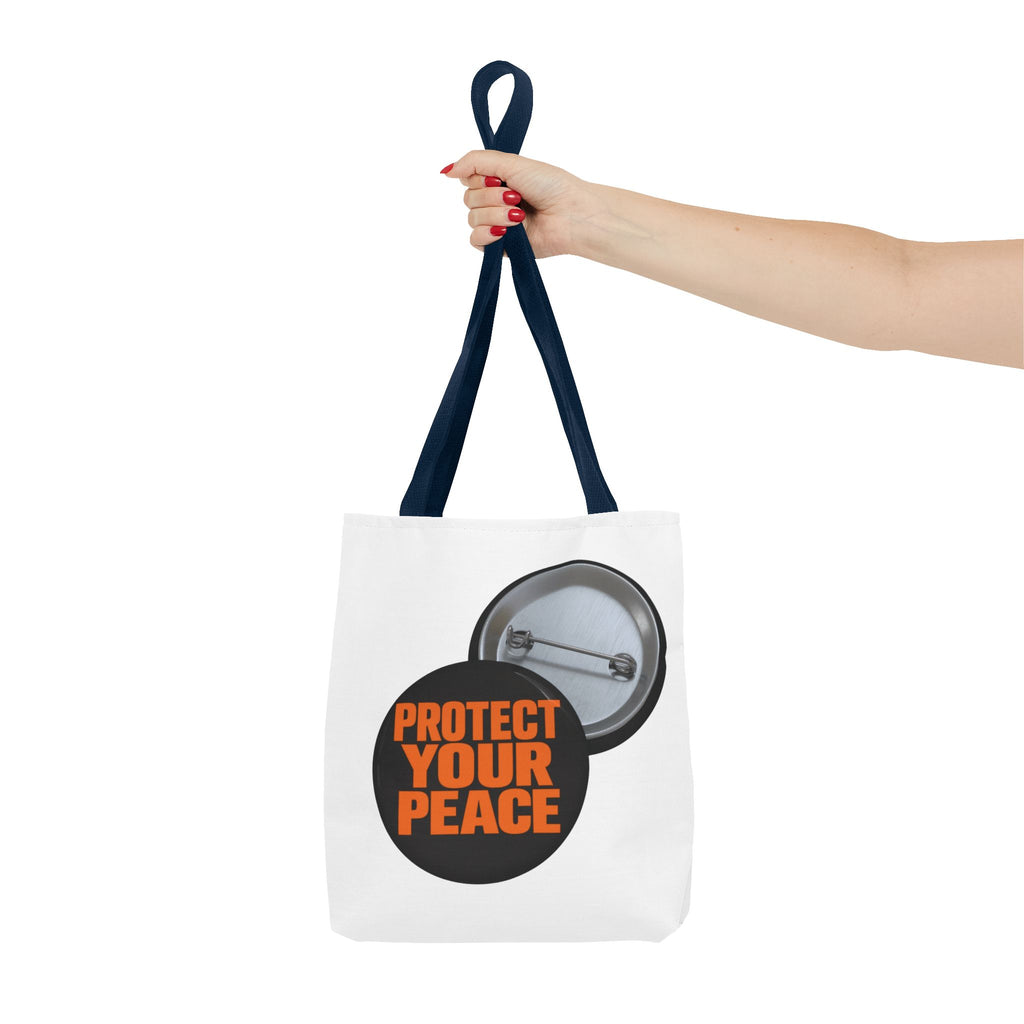 Protect Your Peace graphic design Mental Health Awareness Tote Bag