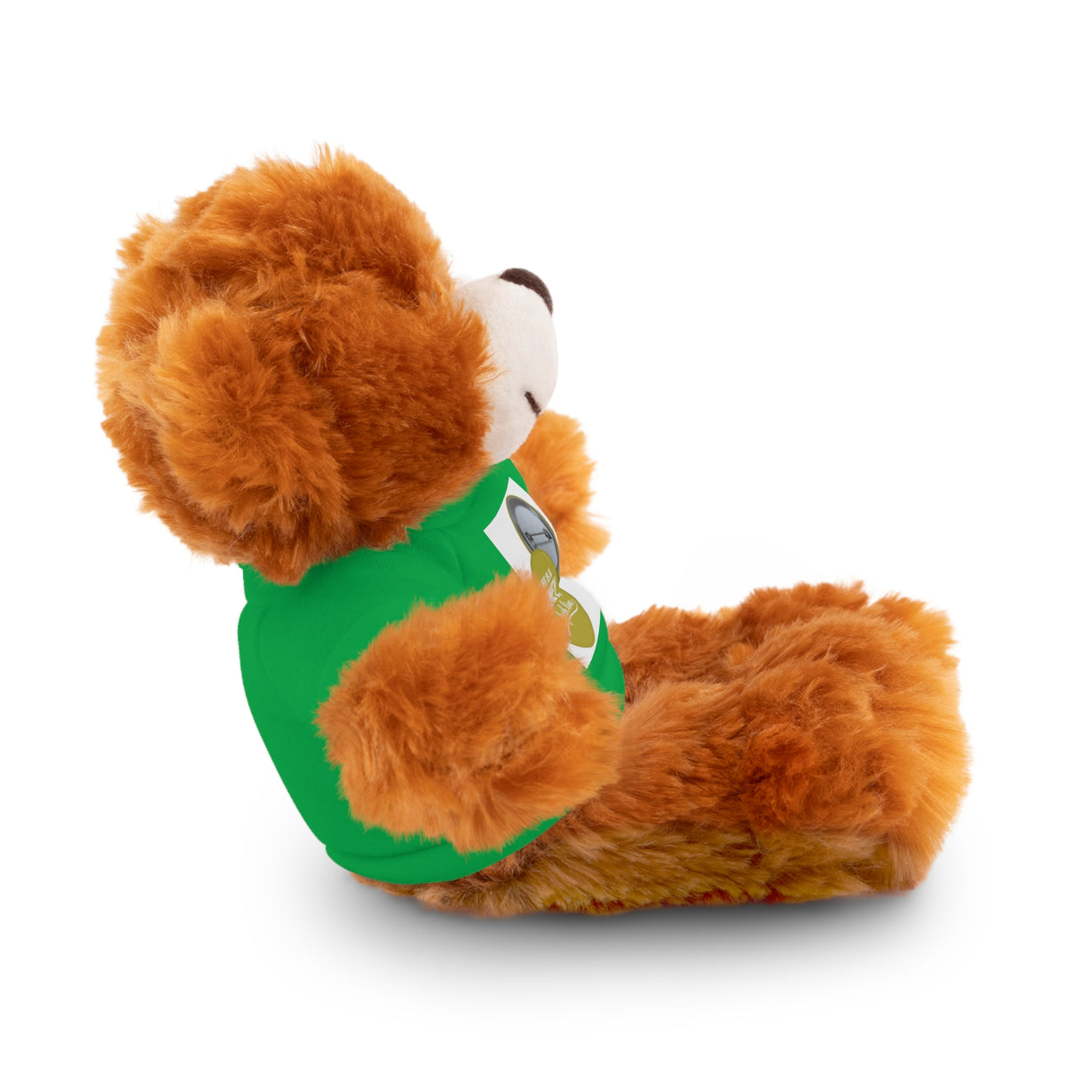 Cute Brown Teddy Bear with 'Life Is a Journey not a finish line.' Tee — Plush Gift for Kids & Travelers