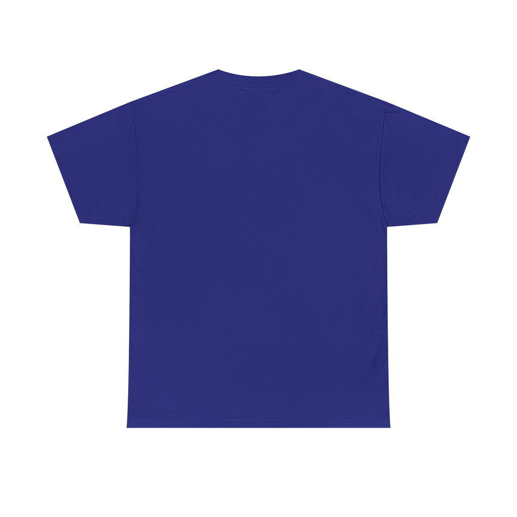 Minimalist White T‑Shirt — Subtle Embossed 'Unisex Heavy Cotton Tee' Design